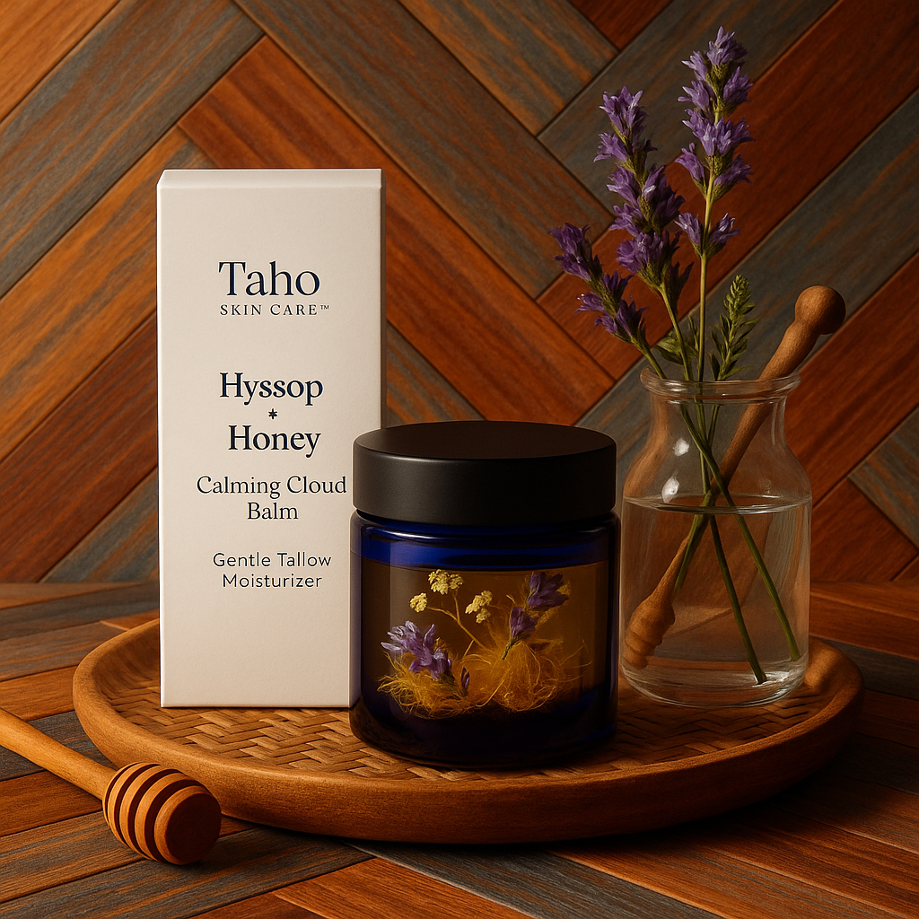 Hyssop + Honey "Calming Cloud Balm" | Gentle Tallow Moisturizer