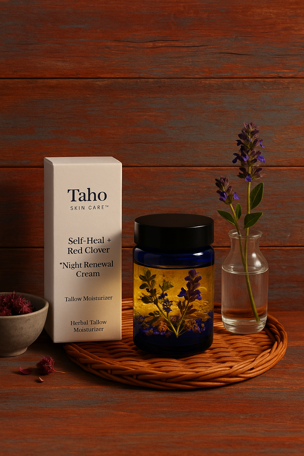 Self-Heal + Red Clover "Night Renewal Cream" | Tallow Moisturizer