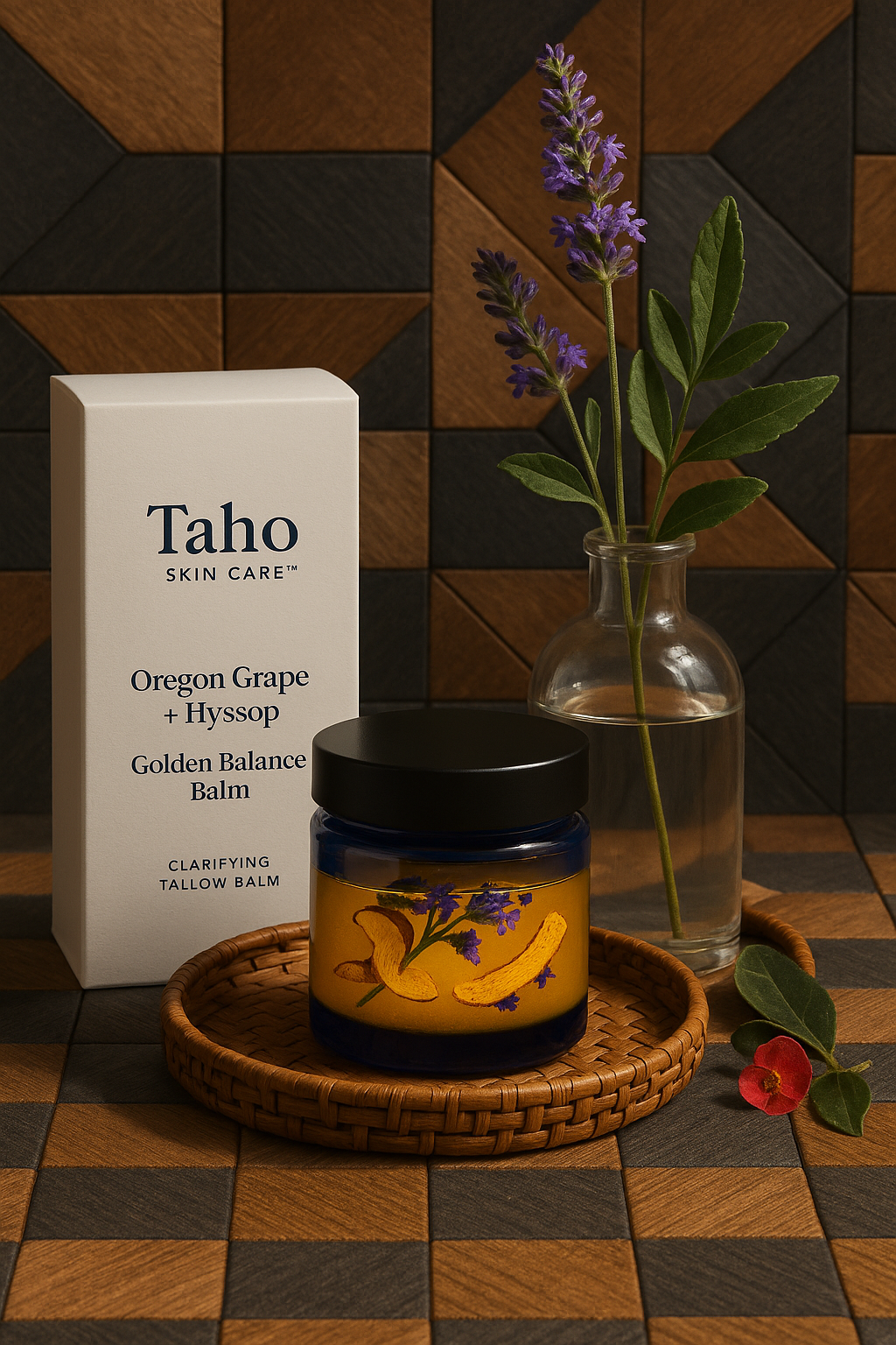 Oregon Grape + Hyssop "Golden Balance Balm" | Clarifying Tallow Balm
