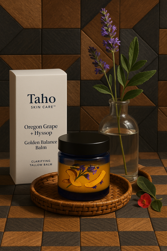 Oregon Grape + Hyssop "Golden Balance Balm" | Clarifying Tallow Balm