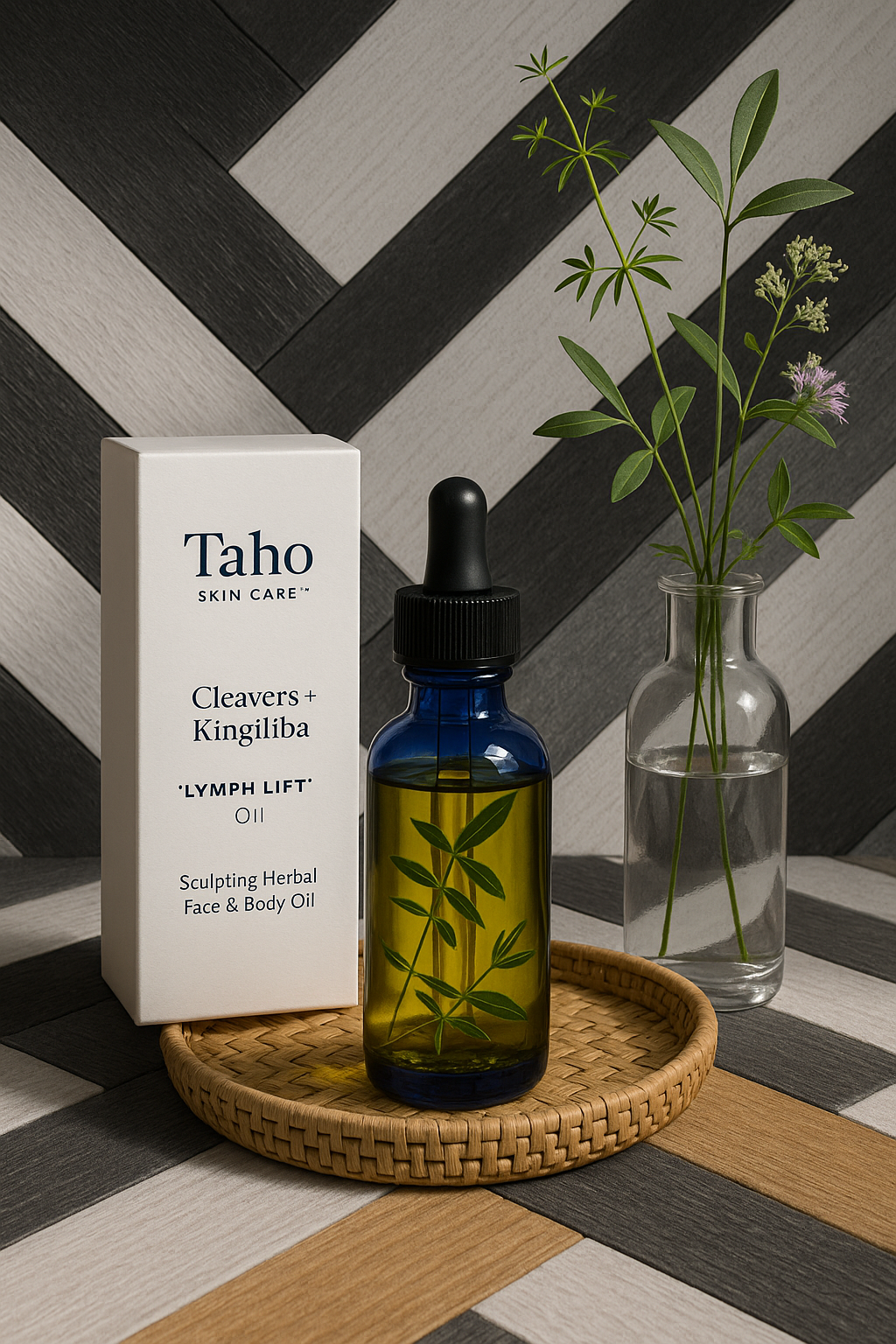 Cleavers + Kingiliba “Lymph Lift” Oil | Sculpting Herbal Face & Body Oil