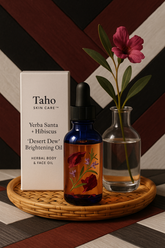 Yerba Santa + Hibiscus “Desert Dew Brightening Oil” | Herbal Body & Face Oil